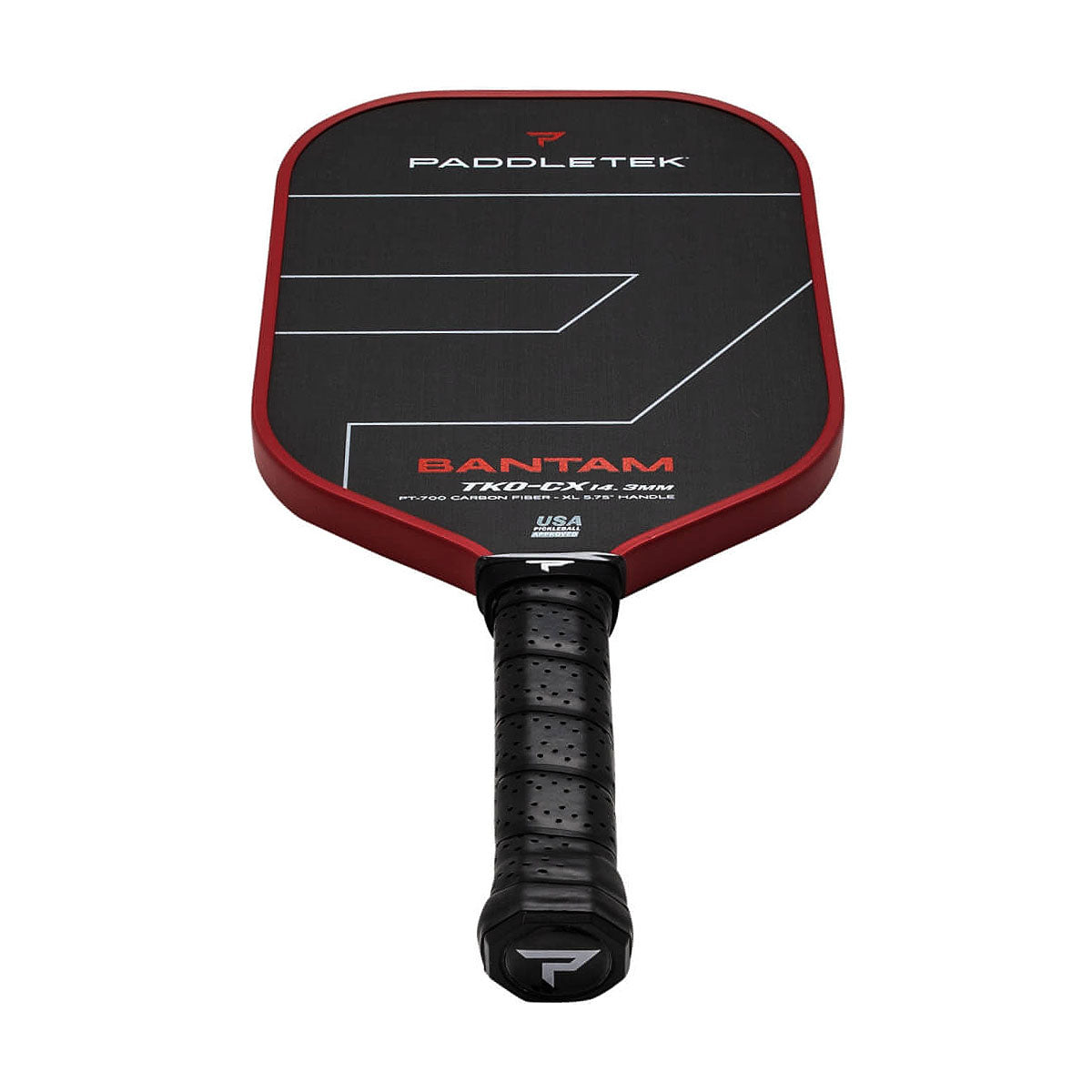 Paddletek Bantam TKO-CX 14.3mm Pickleball Paddle XL Handle Grip View
