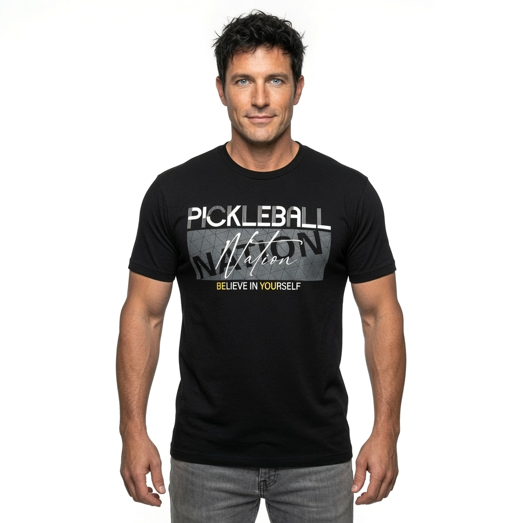Believe Pickleball Nation Graphic T-Shirt