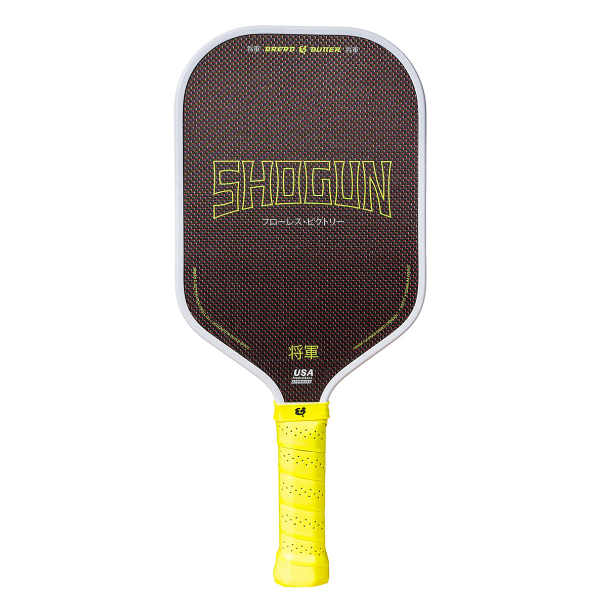 Bread & Butter Shogun 16mm Elongated Pickleball Paddle Front
