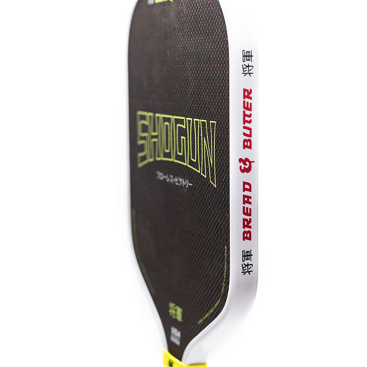 Bread & Butter Shogun 16mm Elongated Pickleball Paddle Side