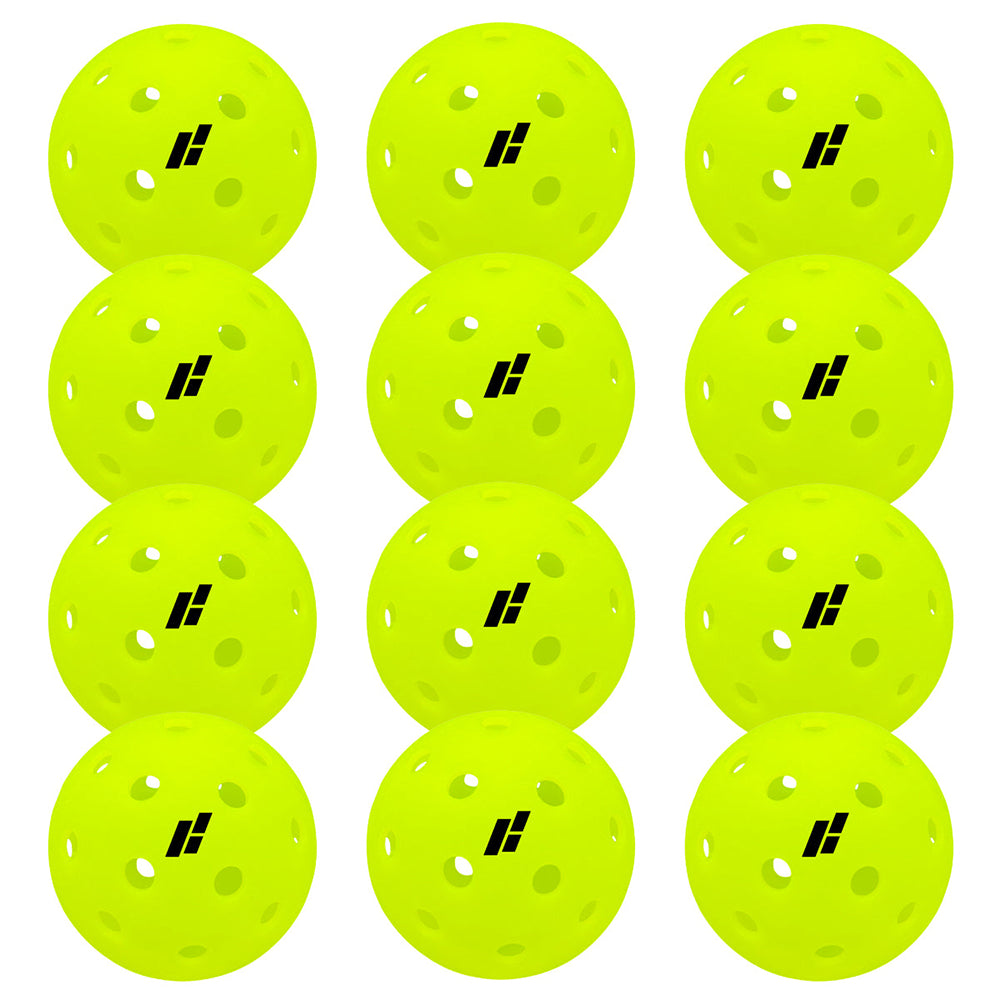CORE Impact Pickleballs Neon 12-Pack
