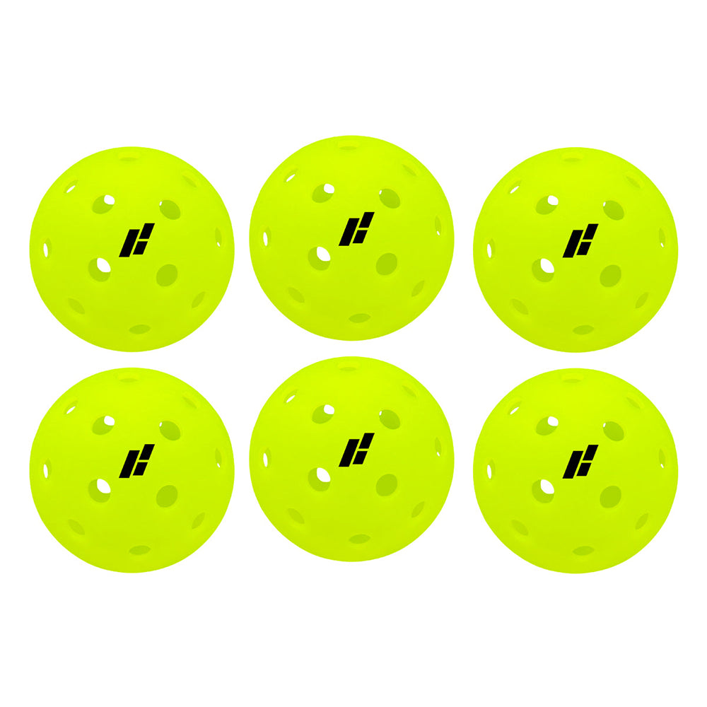 CORE Impact Pickleballs Neon 6-Pack
