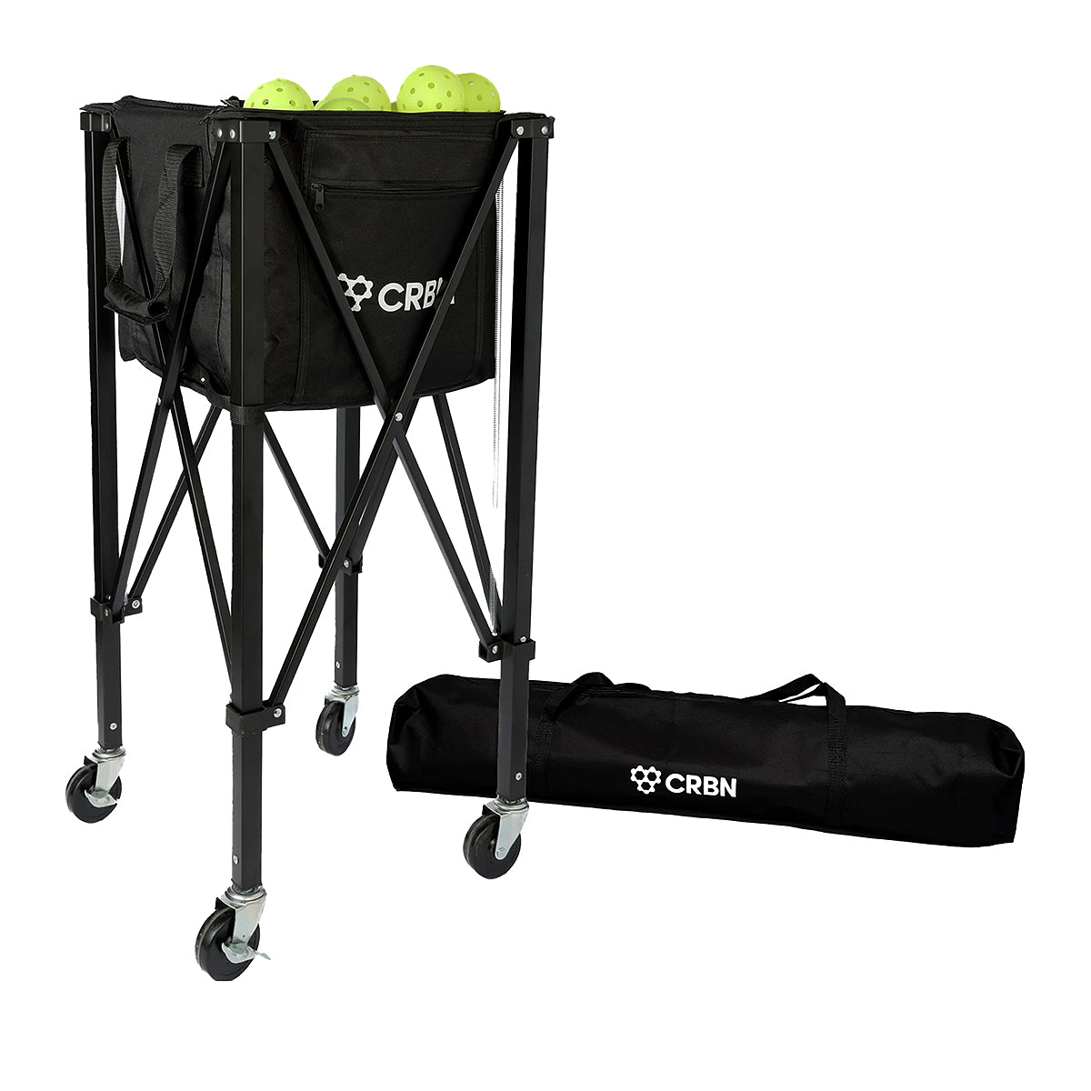 CRBN Ultimate Pickleball Ball Hopper Assembled and Bagged