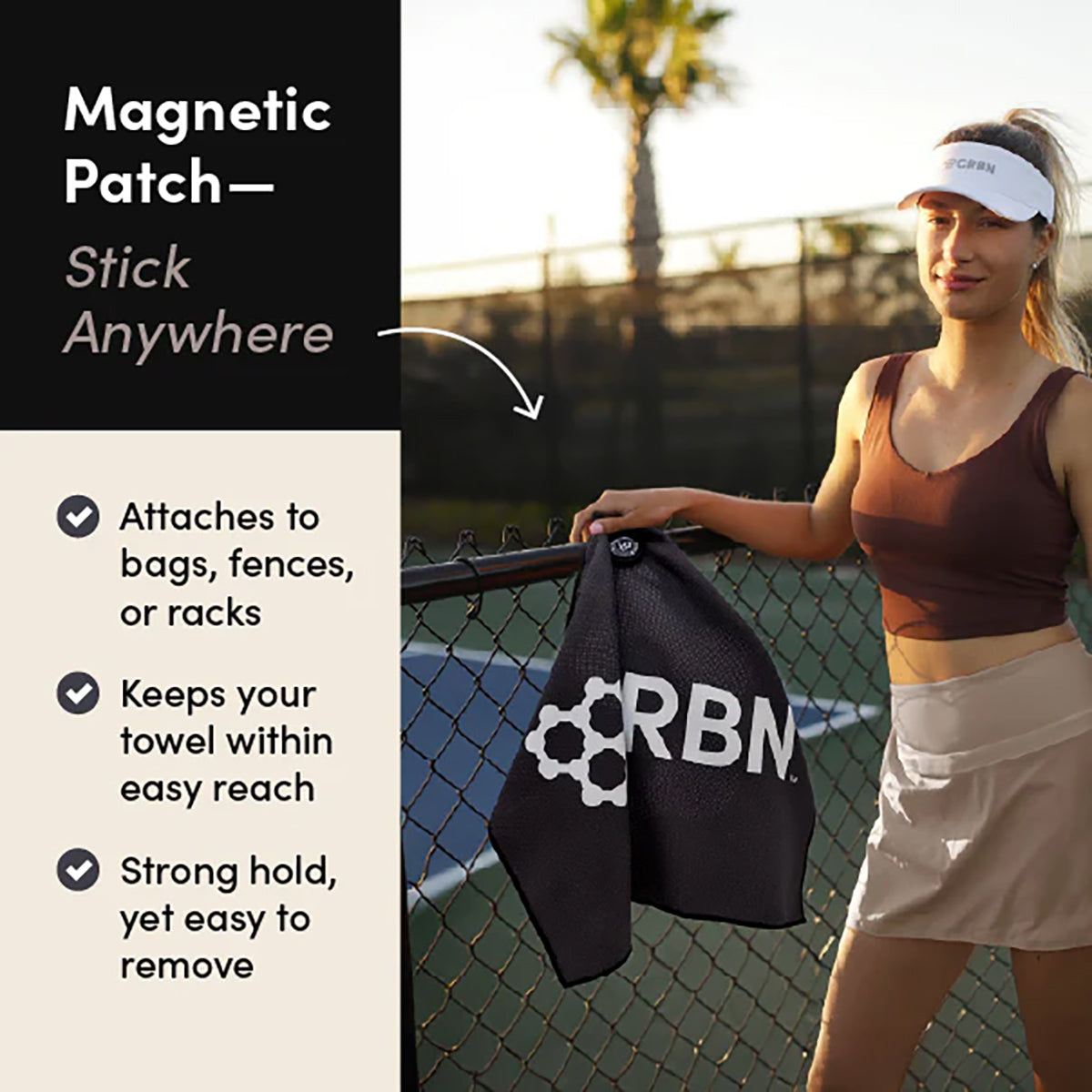 CRBN Magnetic Sport Towel Specs 2