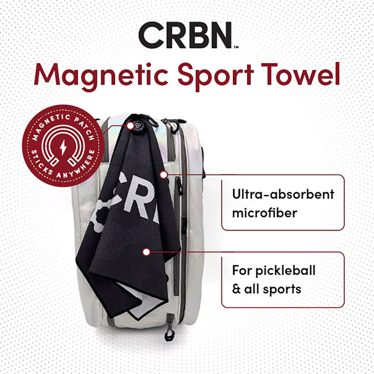 CRBN Magnetic Sport Towel Specs