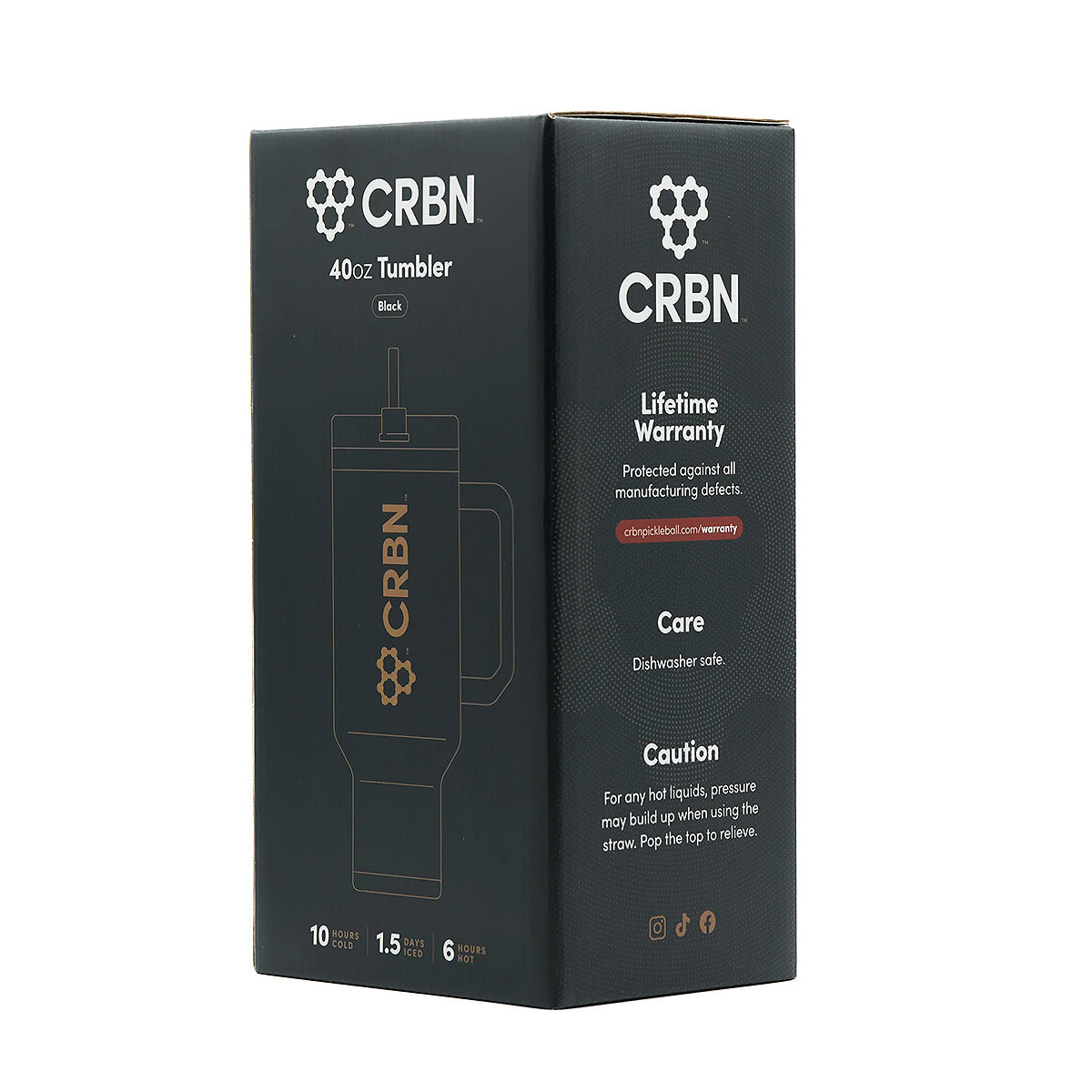 CRBN Tumbler Water Bottle (40oz)