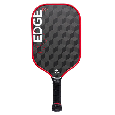 Diadem Edge 18k Carbon Fiber Pickleball Paddle Red