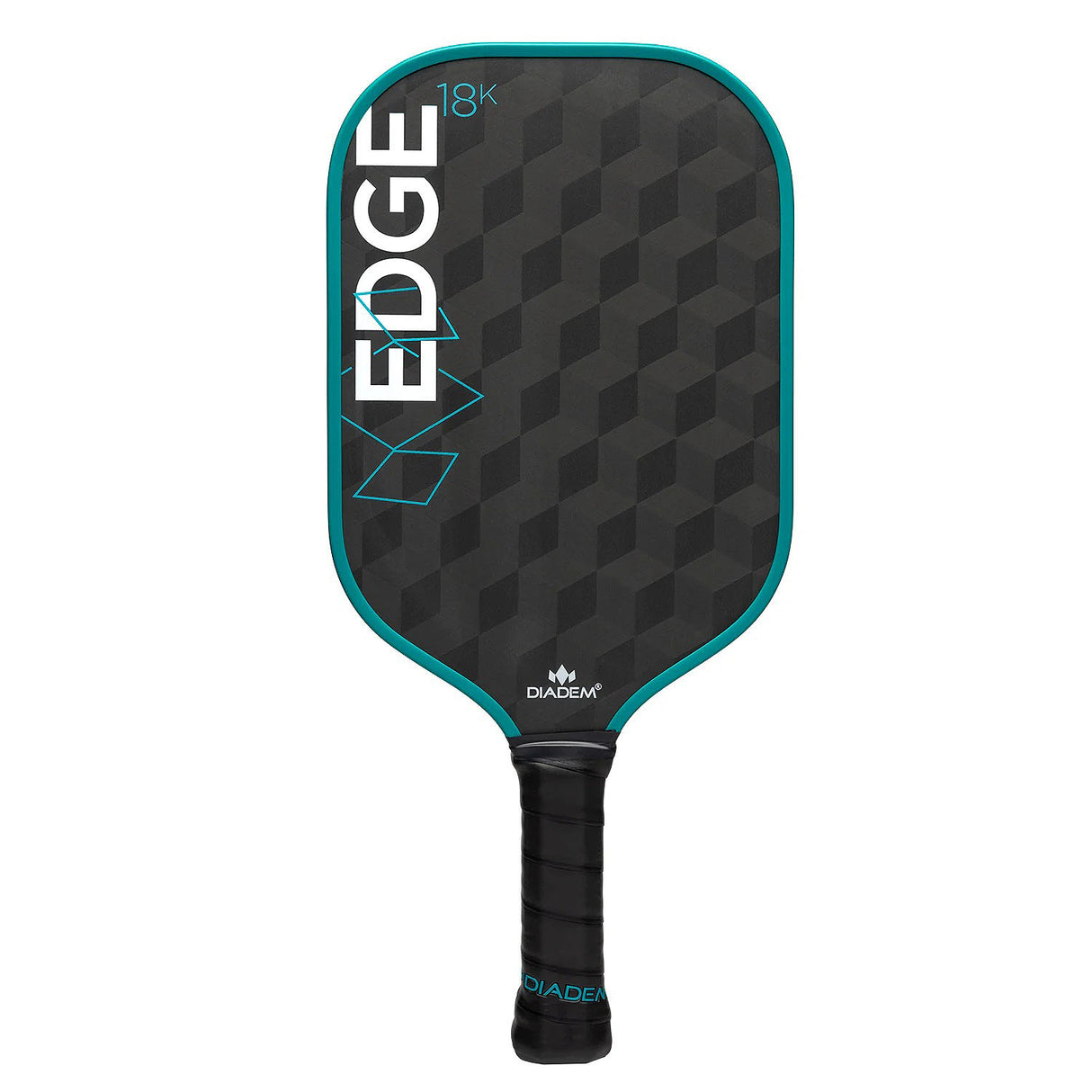 Diadem Edge 18k Carbon Fiber Pickleball Paddle Teal Front