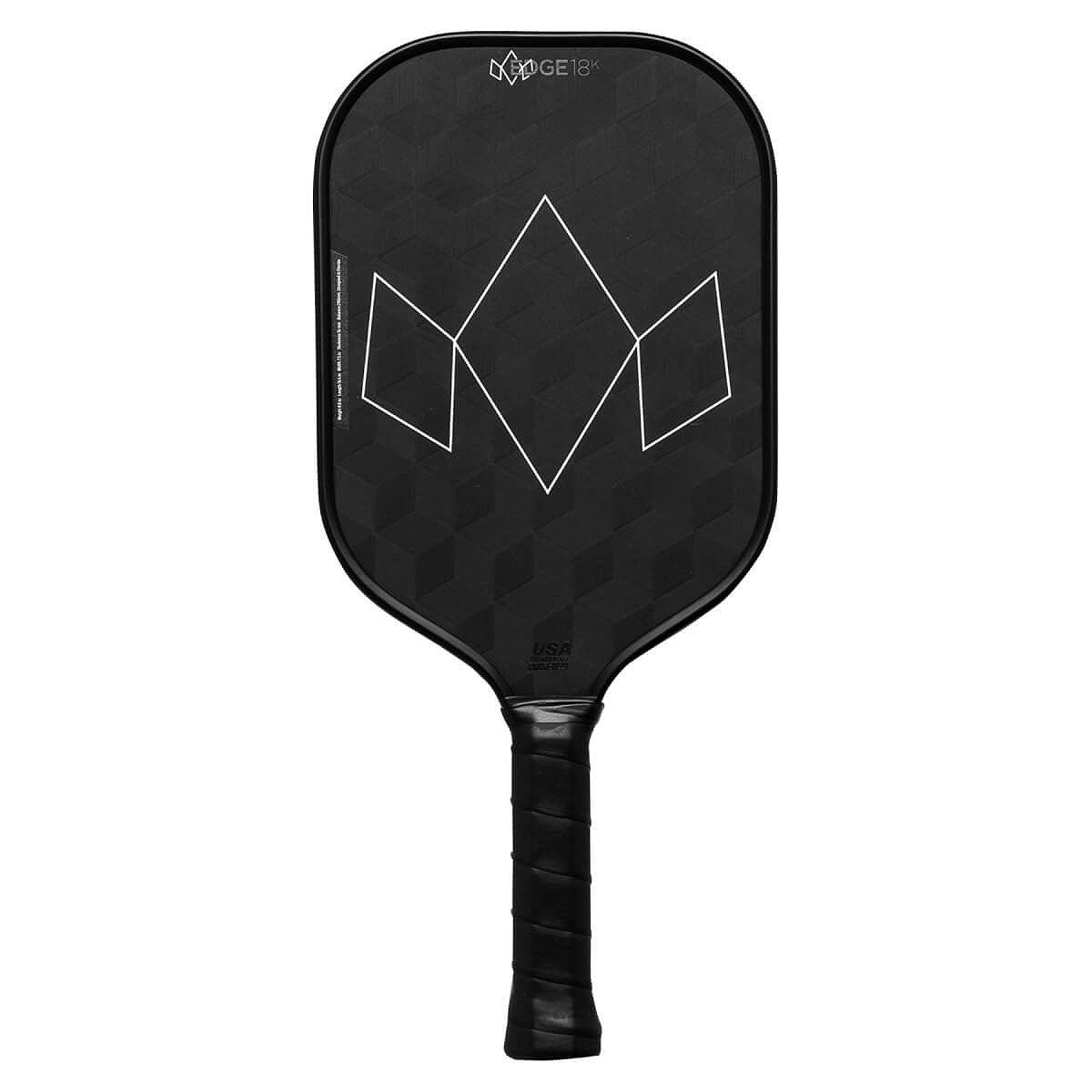 Diadem Edge 18k Power Pro Pickleball Paddle - Midnight Black Backside