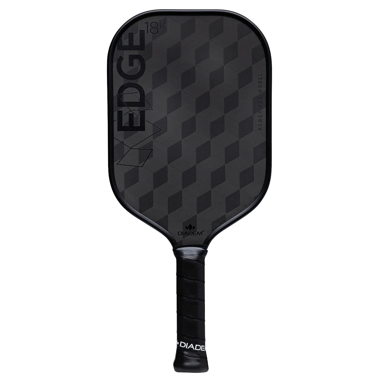 Diadem Edge 18k Power Pro Pickleball Paddle Midnight Black
