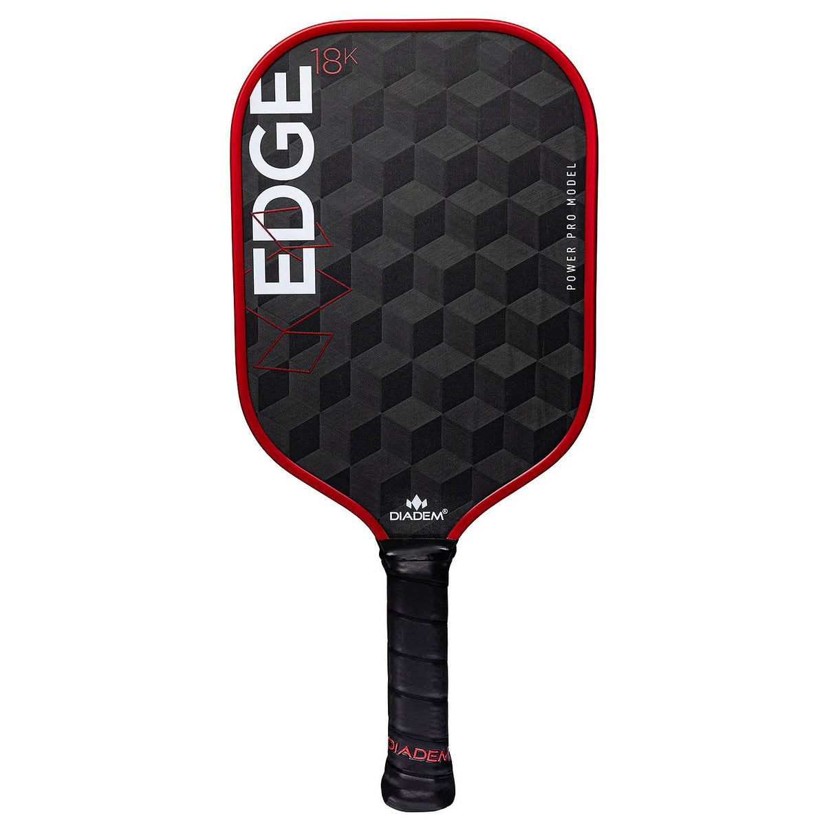 Diadem Edge 18k Power Pro Pickleball Paddle Red