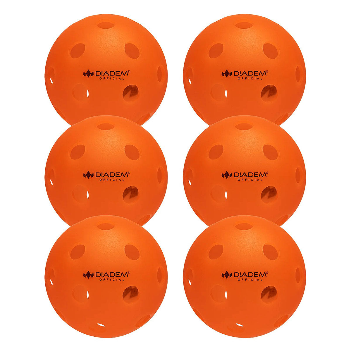 Diadem The Official Premier Indoor Pickleballs 6 pack