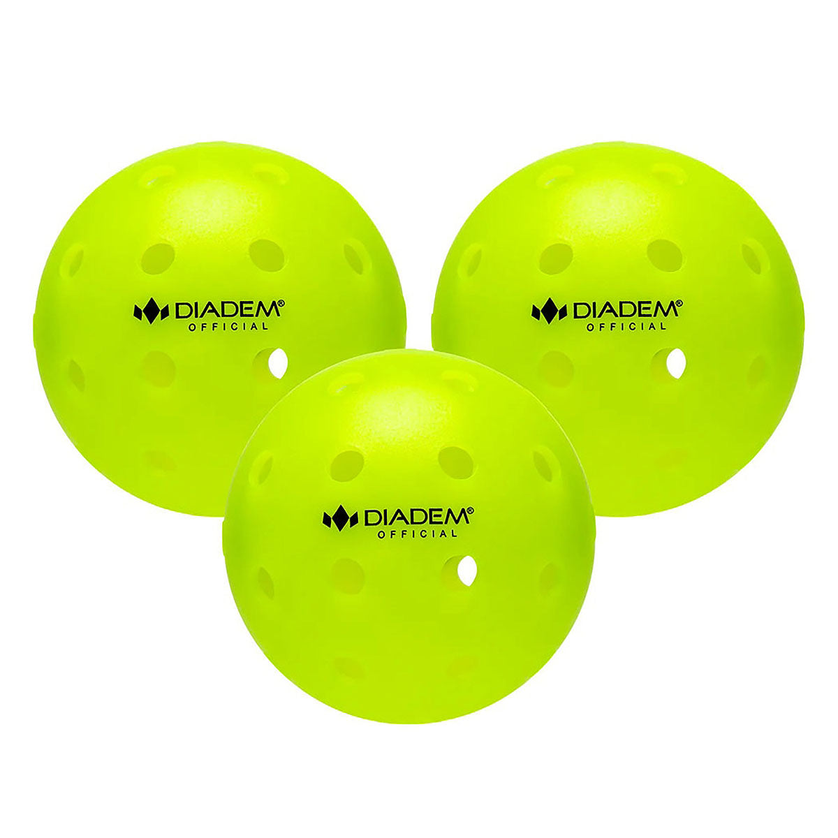 Diadem The Official Premier Outdoor Pickleballs Neon 3 Pack