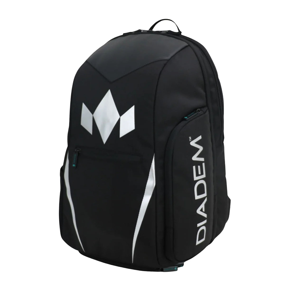 Diadem Tour V3 Pickleball Backpack Black with White Logo