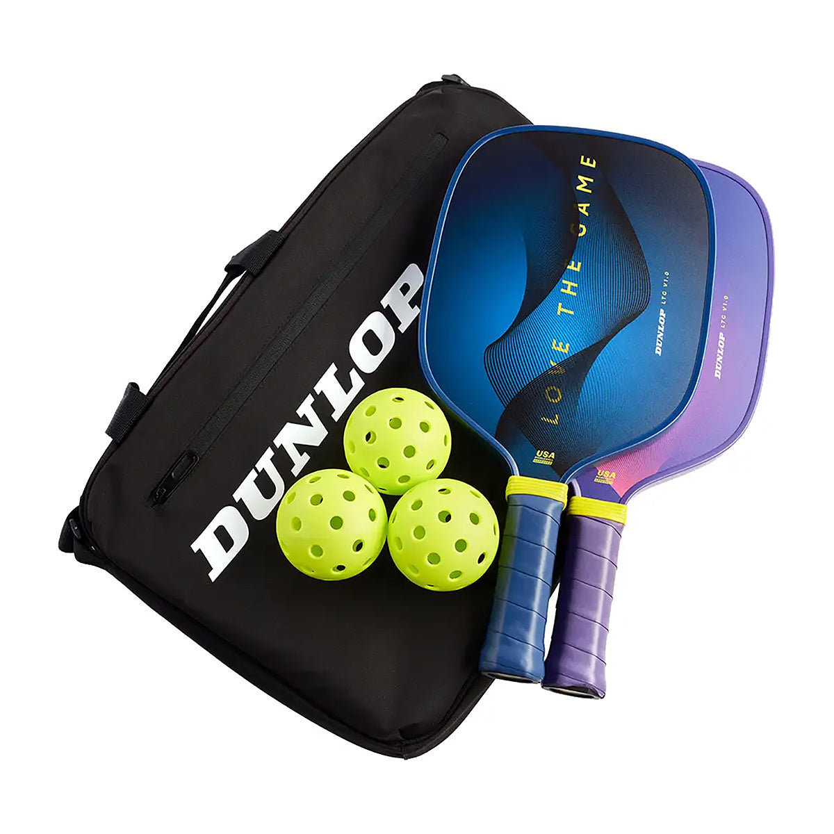 Dunlop Sports 2 Player Pickleball Multipack Front