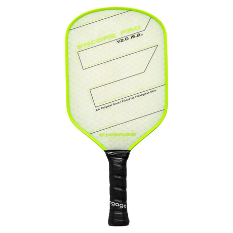Engage Encore Pro v2.0 15.2mm Pickleball Paddle - Lime Flash