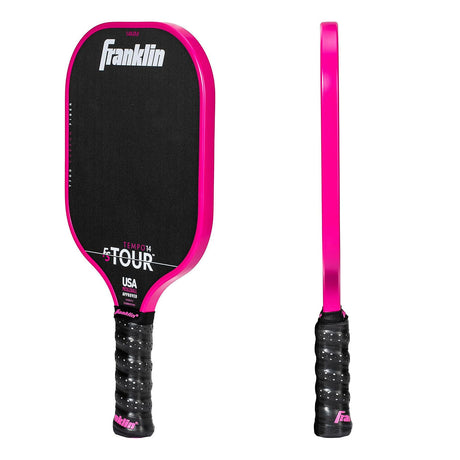 Franklin FS Tour Tempo 14mm Pickleball Paddle - side and angle view