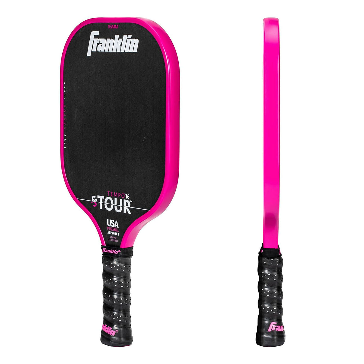 Franklin FS Tour Tempo 16mm Pickleball Paddle - Side View