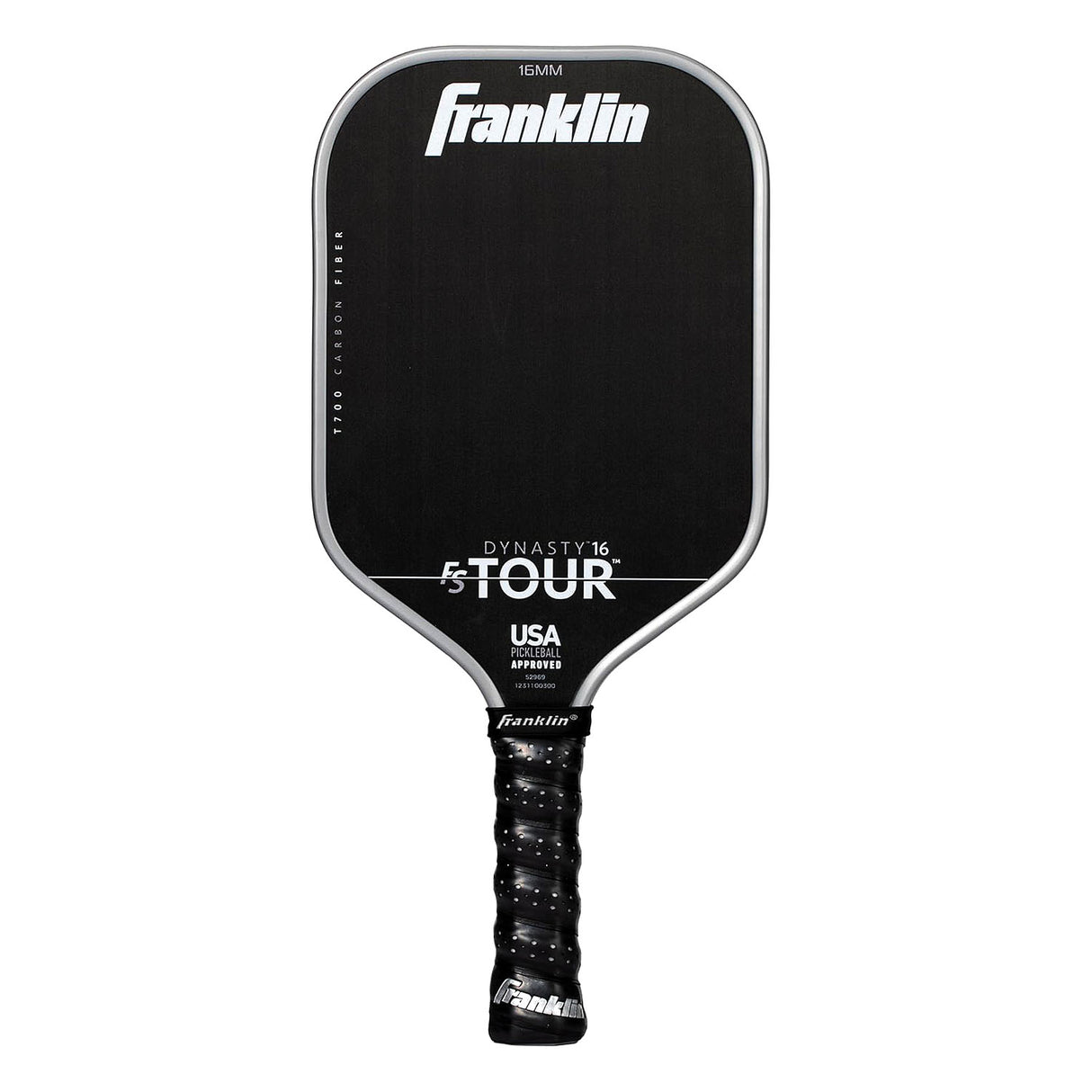 Franklin FS Tour Dynasty 16mm Pickleball Paddle Grey