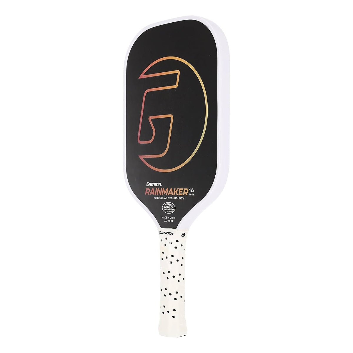 Gamma Rainmaker Pickleball Paddle Black Angle