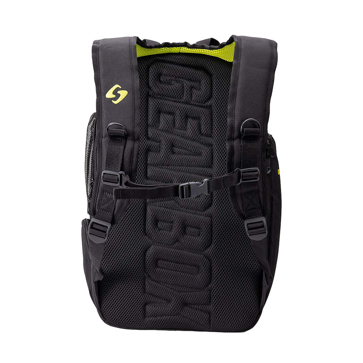 Gearbox Core Pickleball Backpack Black/Yellow Back