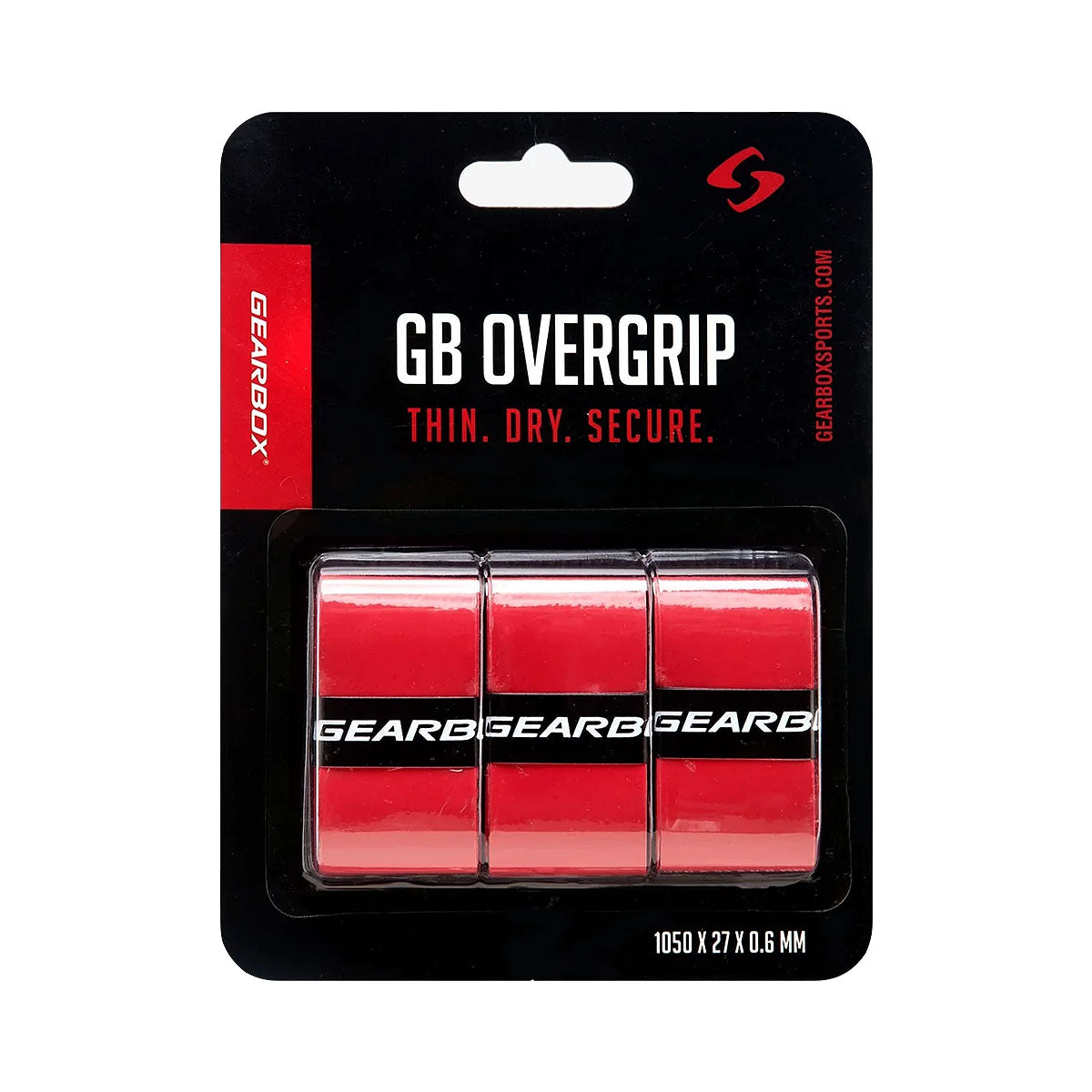 Gearbox Overwrap Grip Red