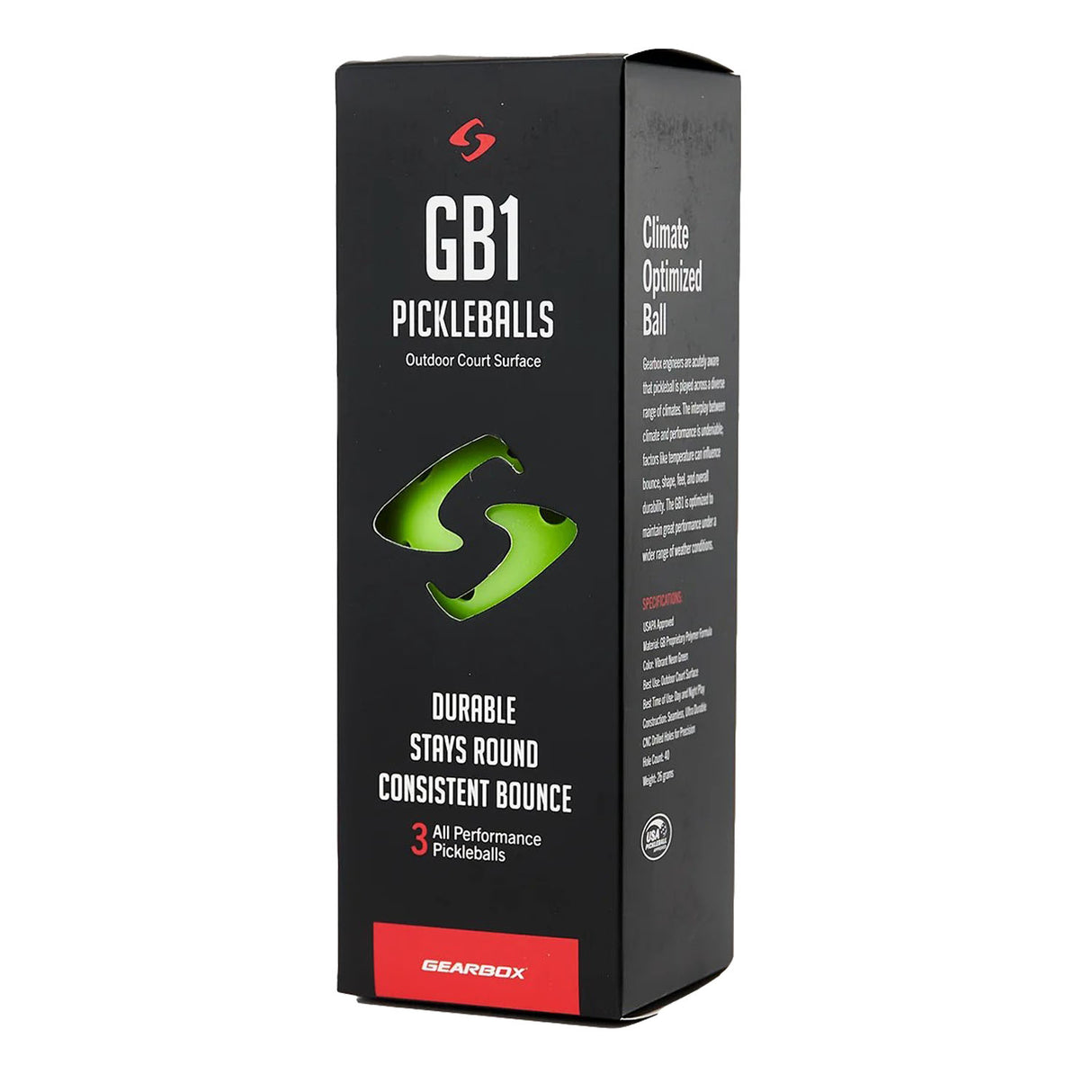 Gearbox GB1 Pickleballs