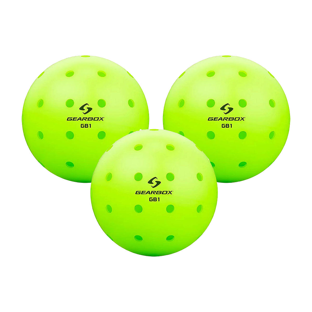 Gearbox GB1 Outdoor Pickleballs 3 Pack