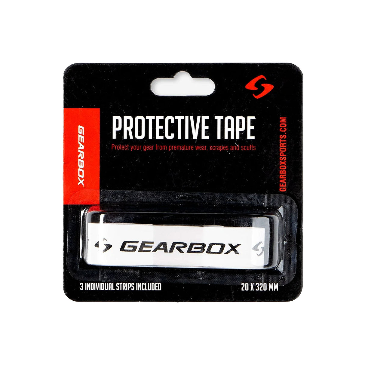 Gearbox Protective Bumper Tape 3-pack White