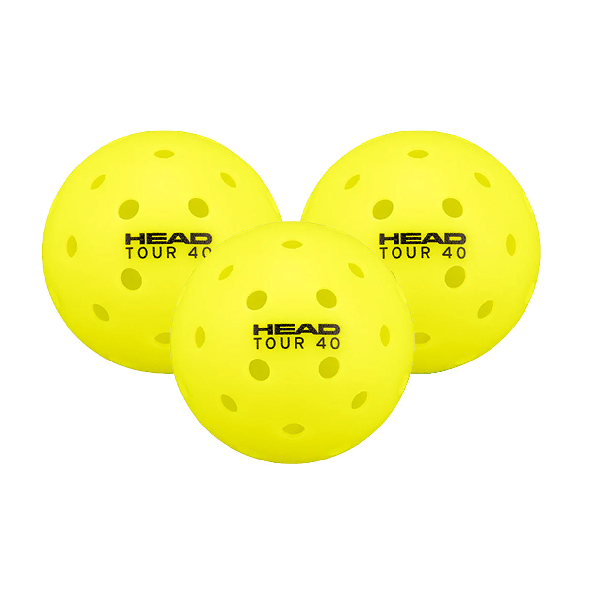 Head Tour 40 Outdoor Pickleball 3 Pack