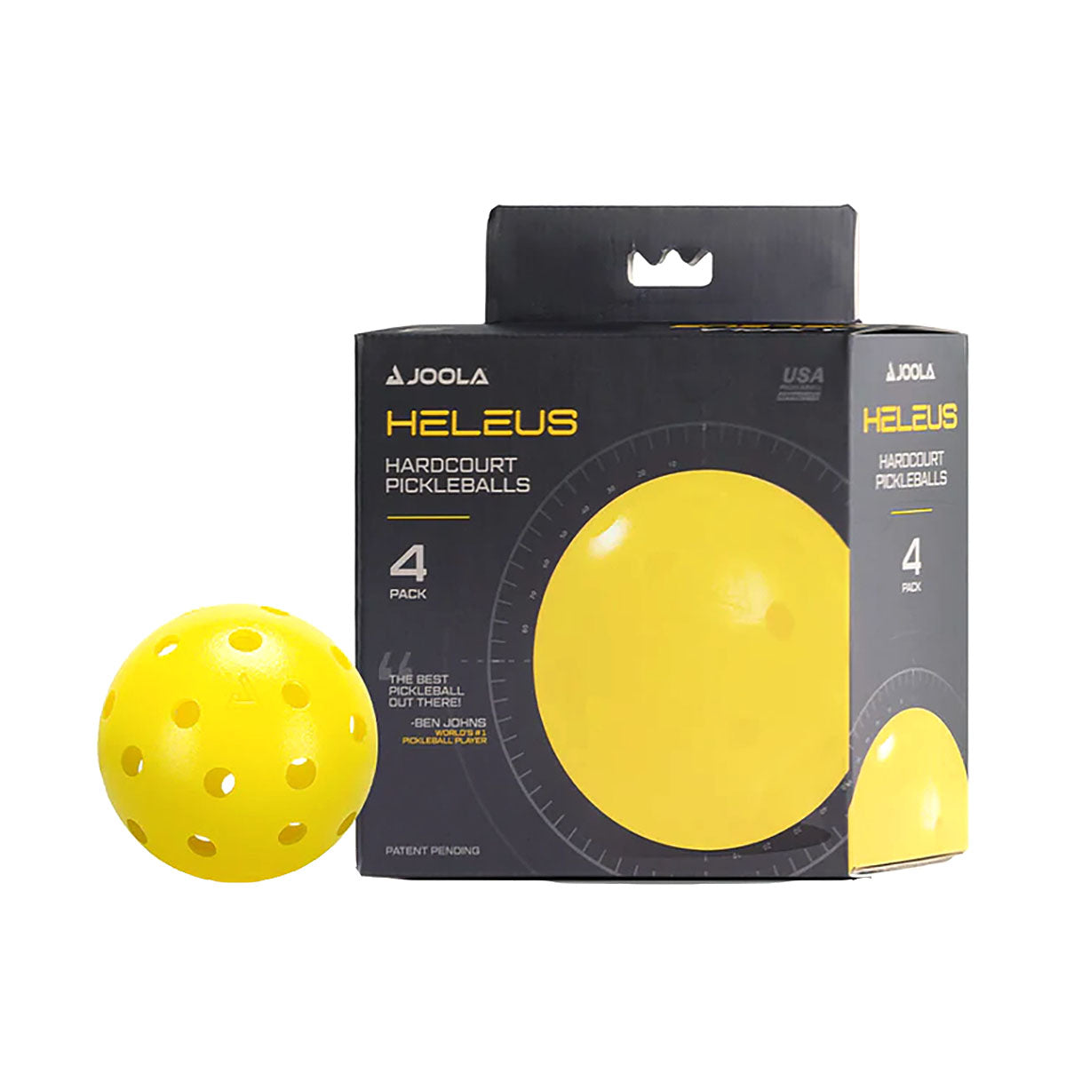 JOOLA Heleus Pickleballs 4 Pack