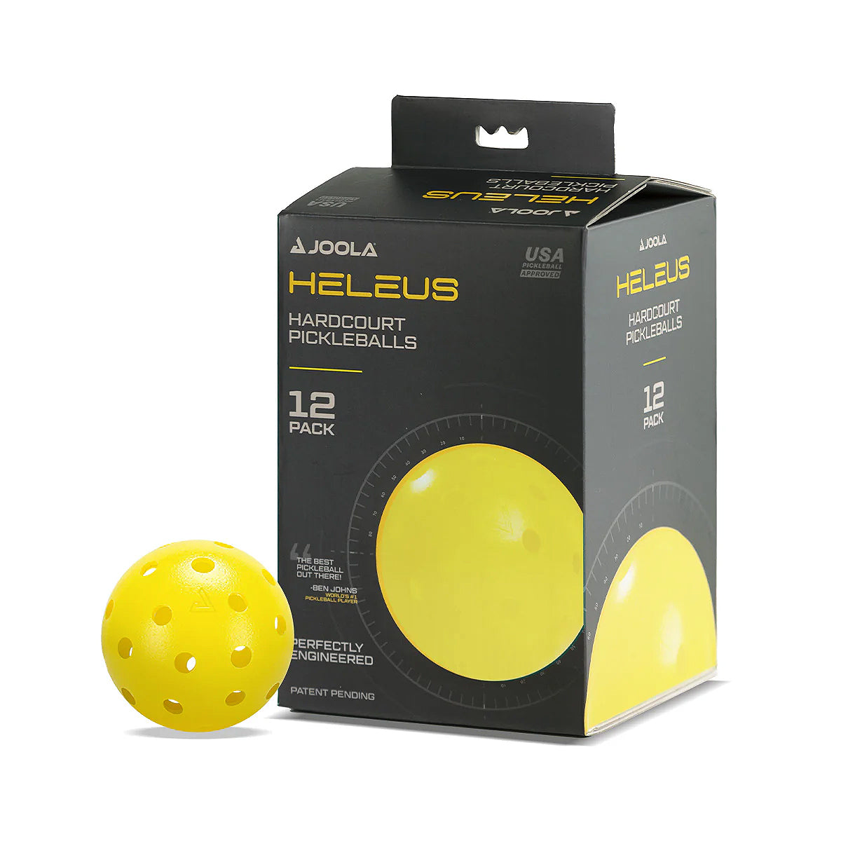 JOOLA Heleus Pickleballs 12 Pack