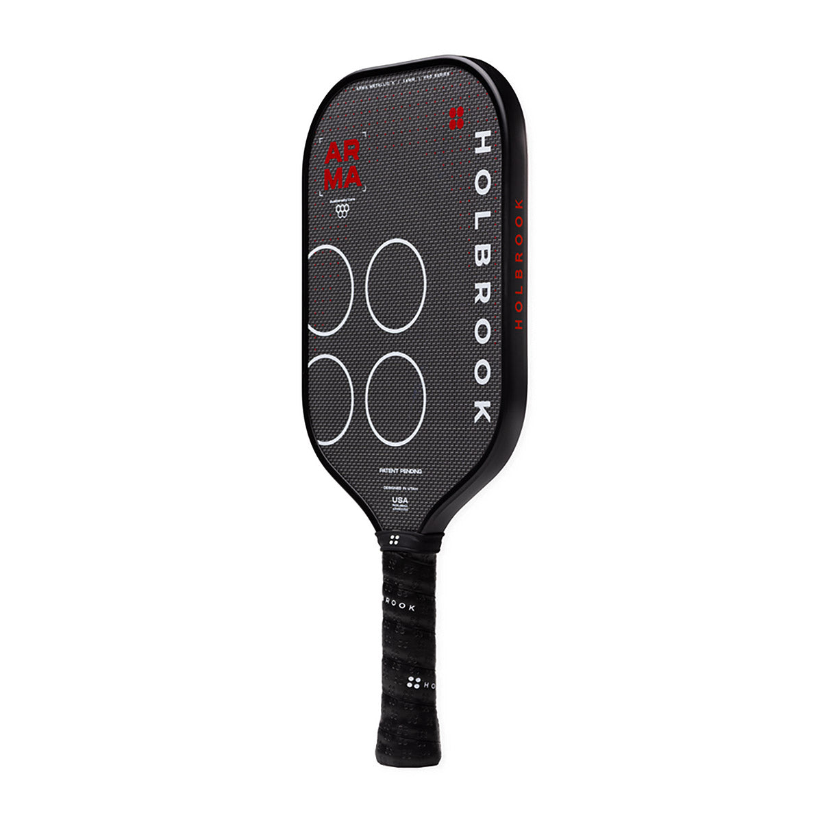 Holbrook Arma X Metallic 14mm Hybrid Pickleball Paddle Side view