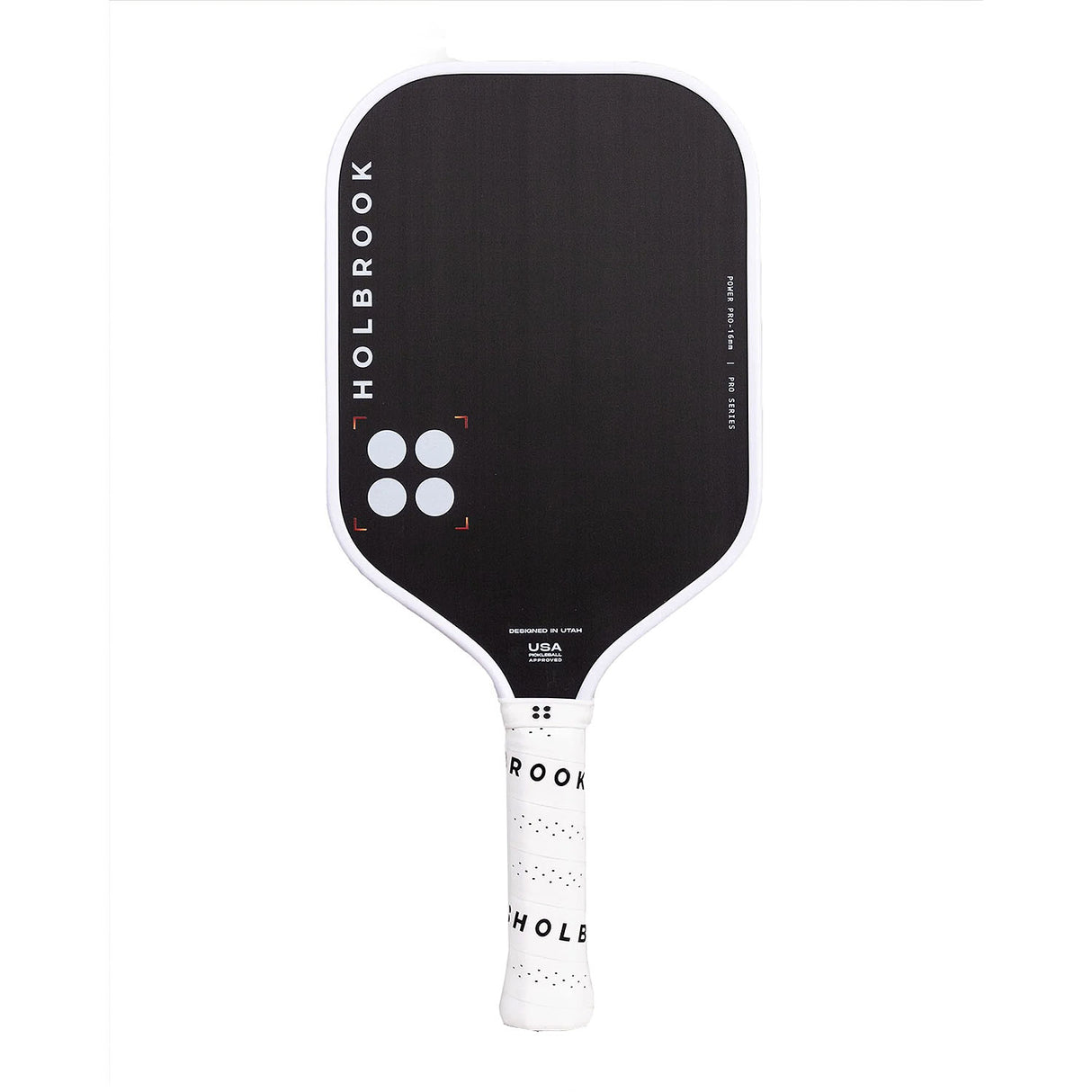 Holbrook Power Pro 16mm Pickleball Paddle - White