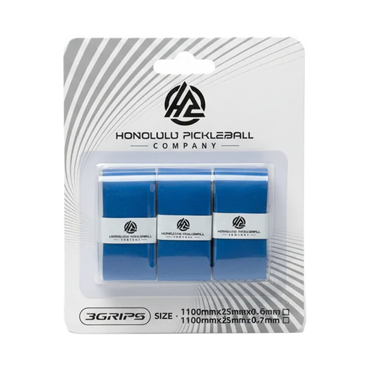 Honolulu Pickleball Paddle Overgrip Wrap 3-Pack Dark Blue