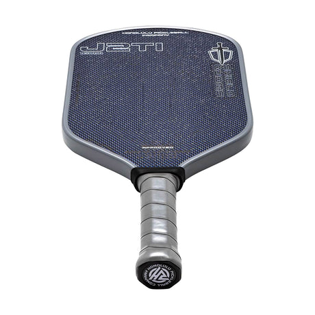 Honolulu Sword & Shield J2Ti Carbon & Titanium Pickleball Paddle Blue Topview