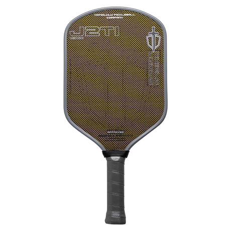 Honolulu Sword & Shield J2Ti Carbon & Titanium Pickleball Paddle Gold Main