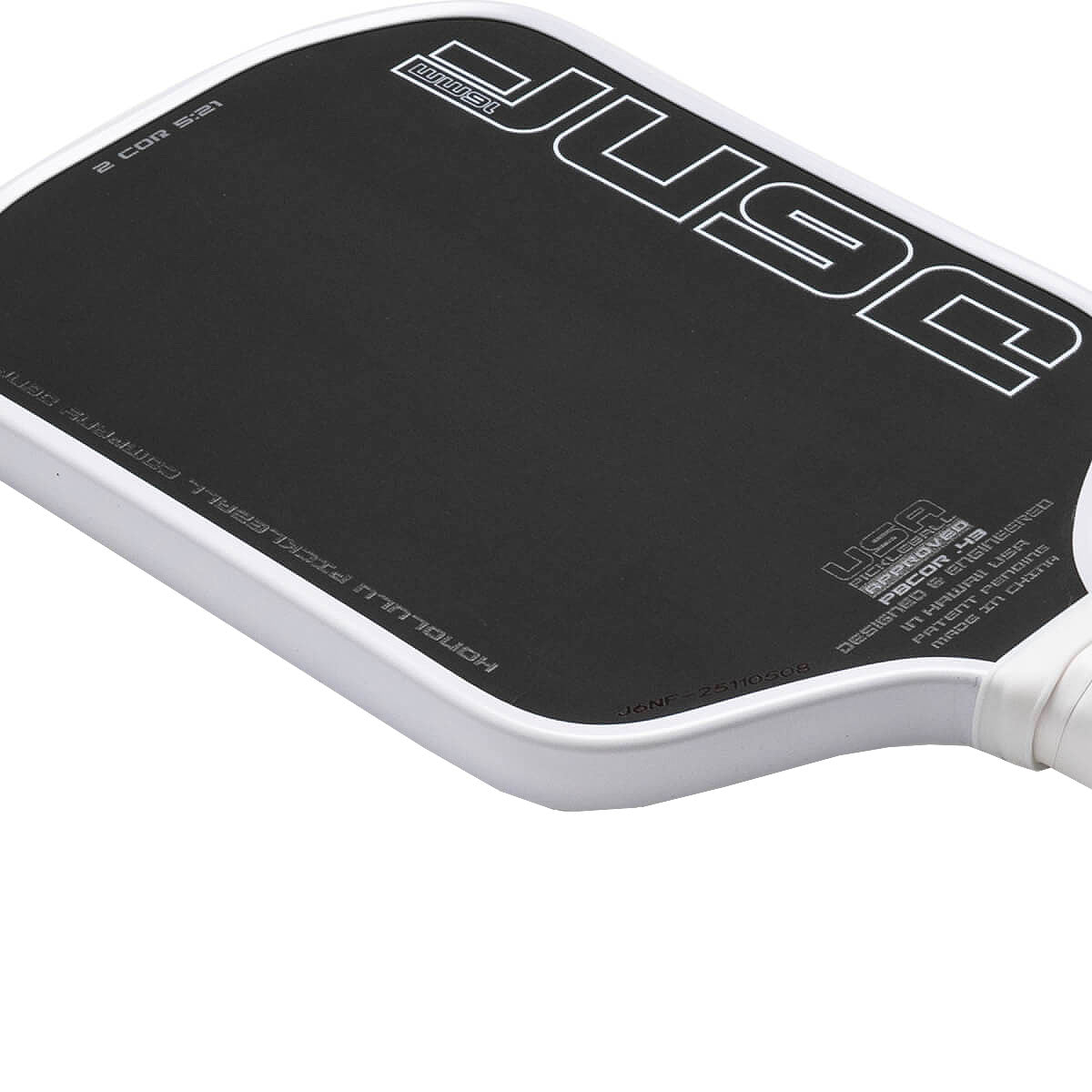 Honolulu Sword & Shield J6NF Pickleball Paddle Angle