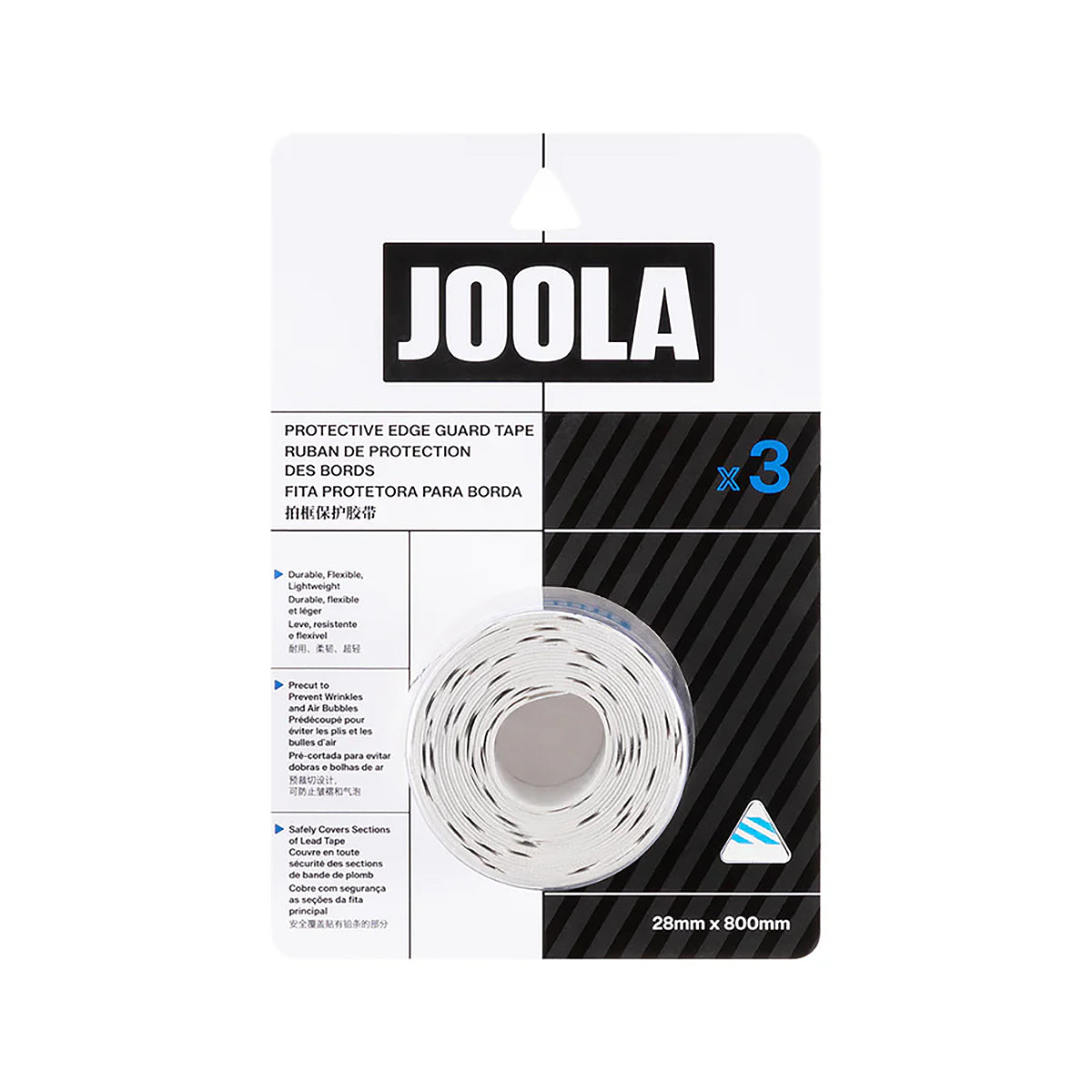 JOOLA Pro IV Pickleball Edge Guard Tape – 3-Pack Hyperion Blue