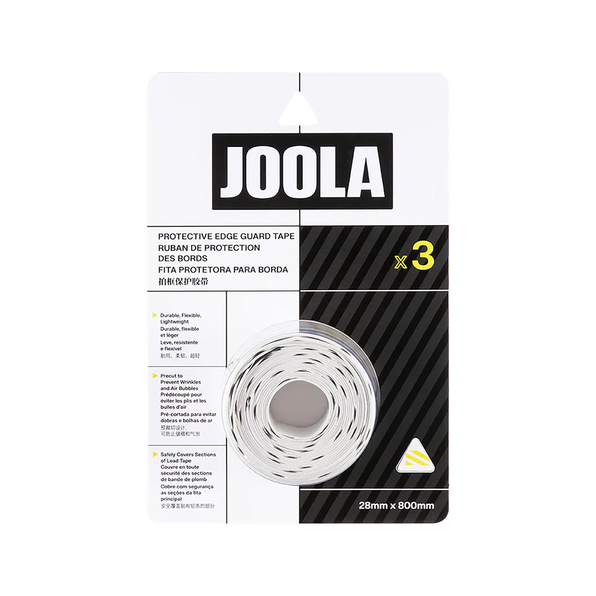 JOOLA Pro IV Pickleball Edge Guard Tape – 3-Pack Scorpeus Yellow