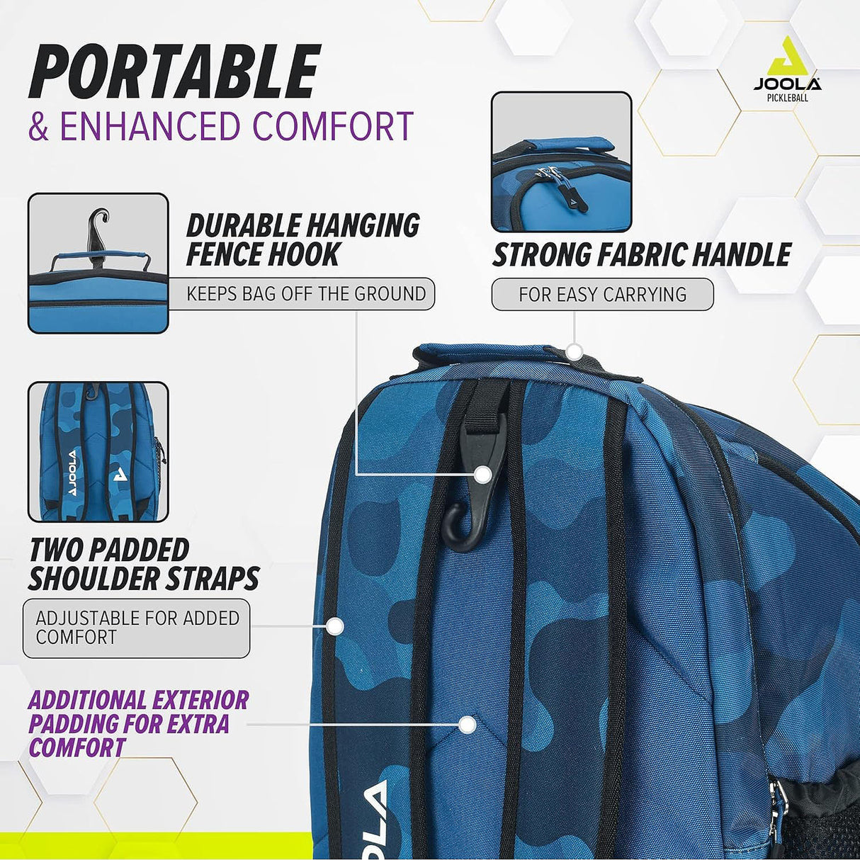 Joola Vision II Backpack Blue Specs