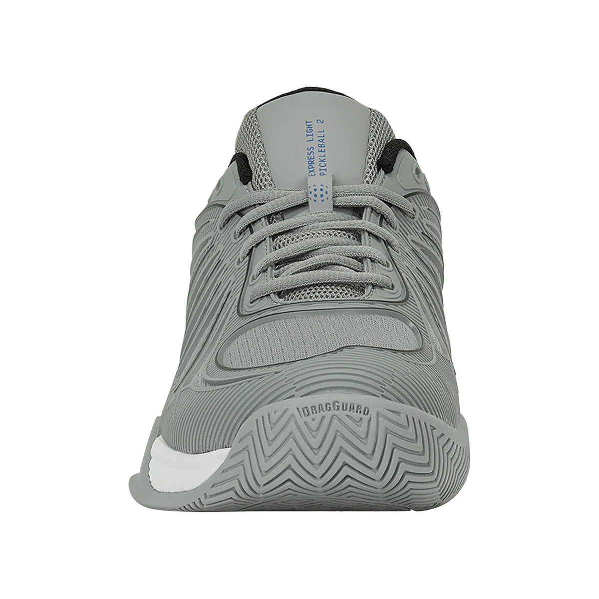 K-Swiss Men’s Express Light 2 Pickleball Shoe Ultimate Grey/White/Black Laces