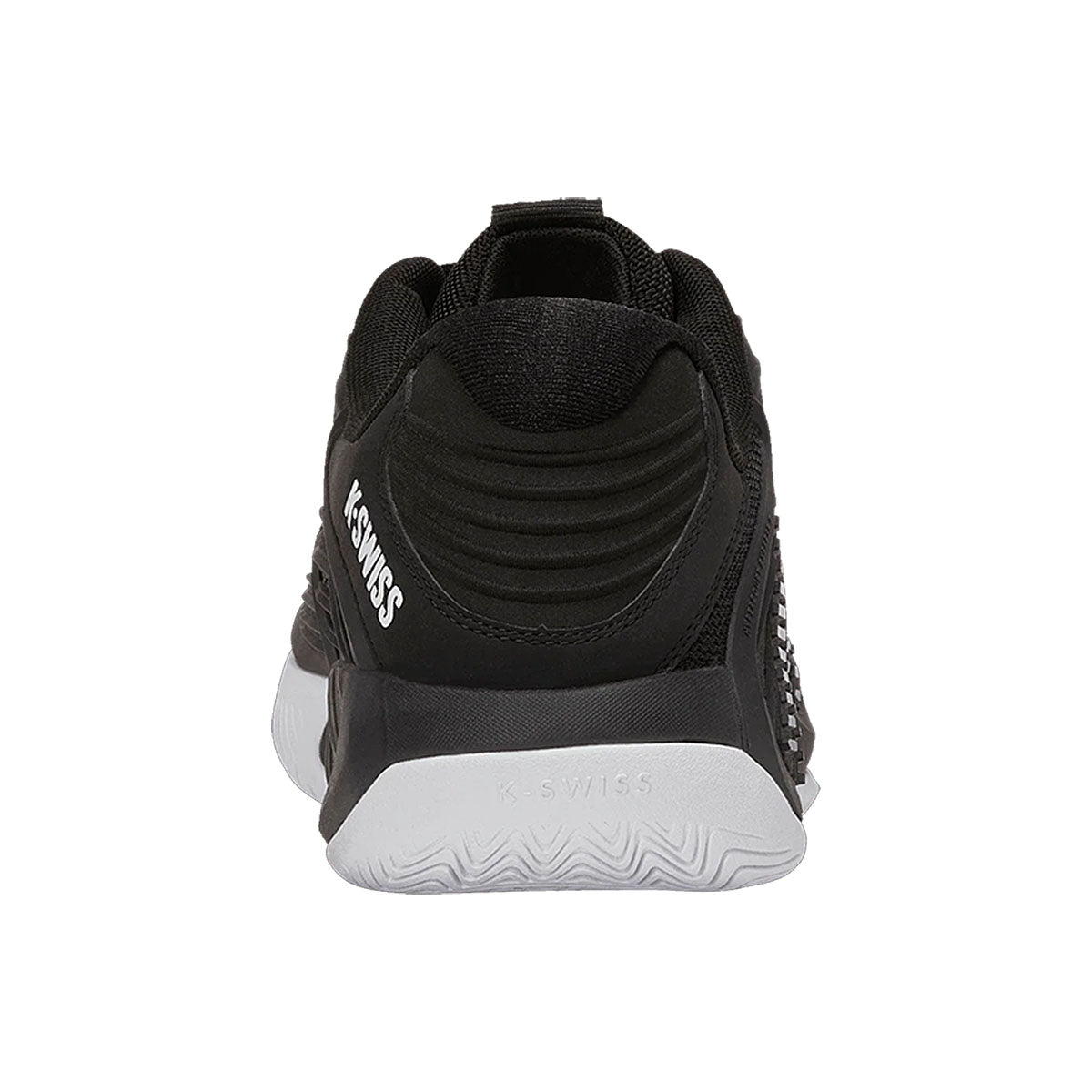 K-Swiss Men’s Hypercourt Express 3 Black White Heel