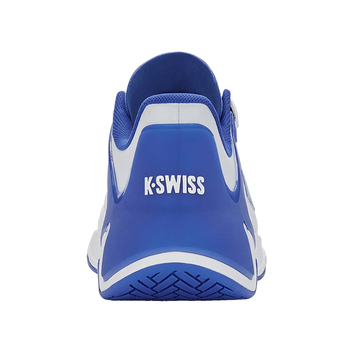 K-Swiss K-Frame Men’s Pickleball Shoes White Dazzling Blue Heel