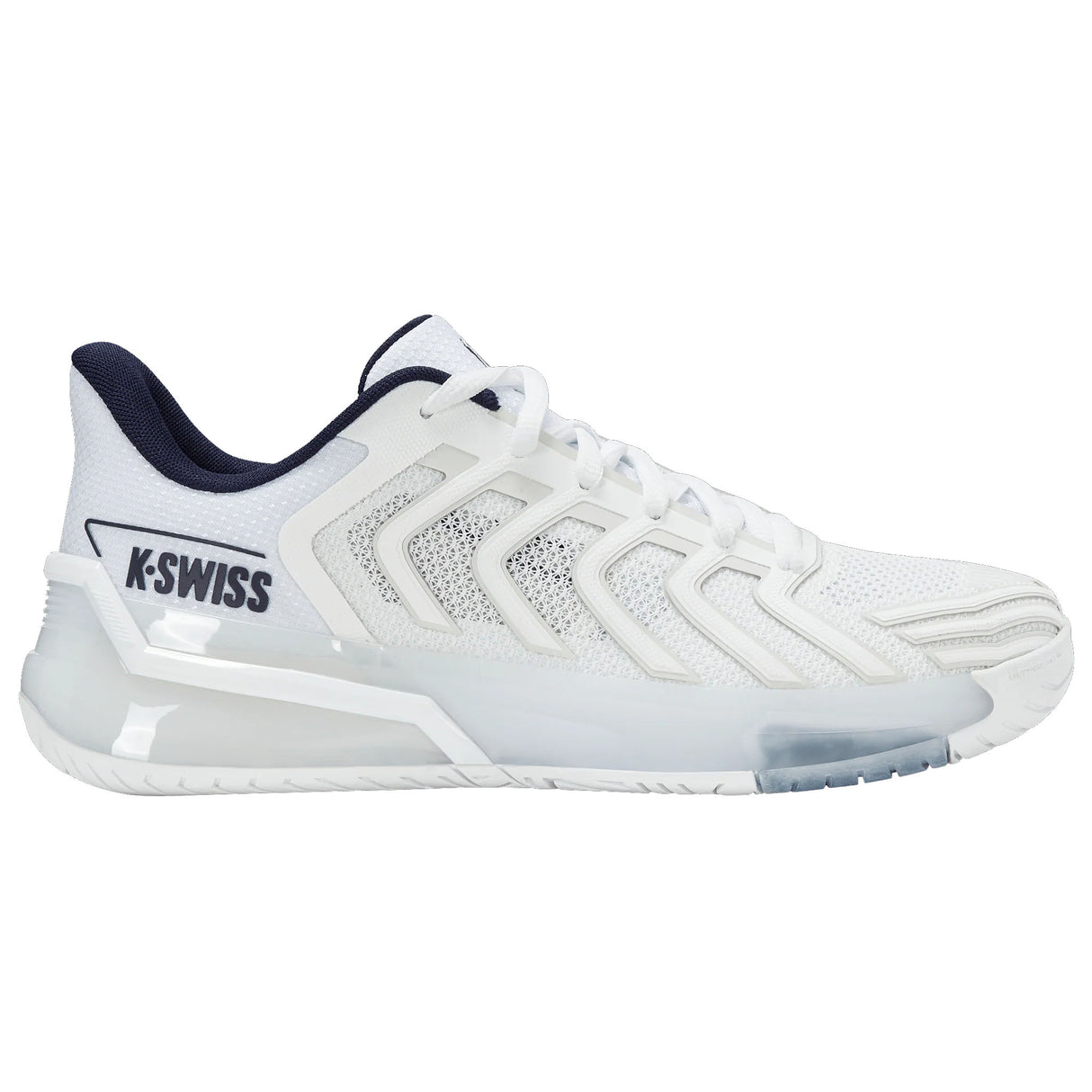 K-Swiss Men’s Ultrashot 4 Pickleball Shoe White Peacoat Front