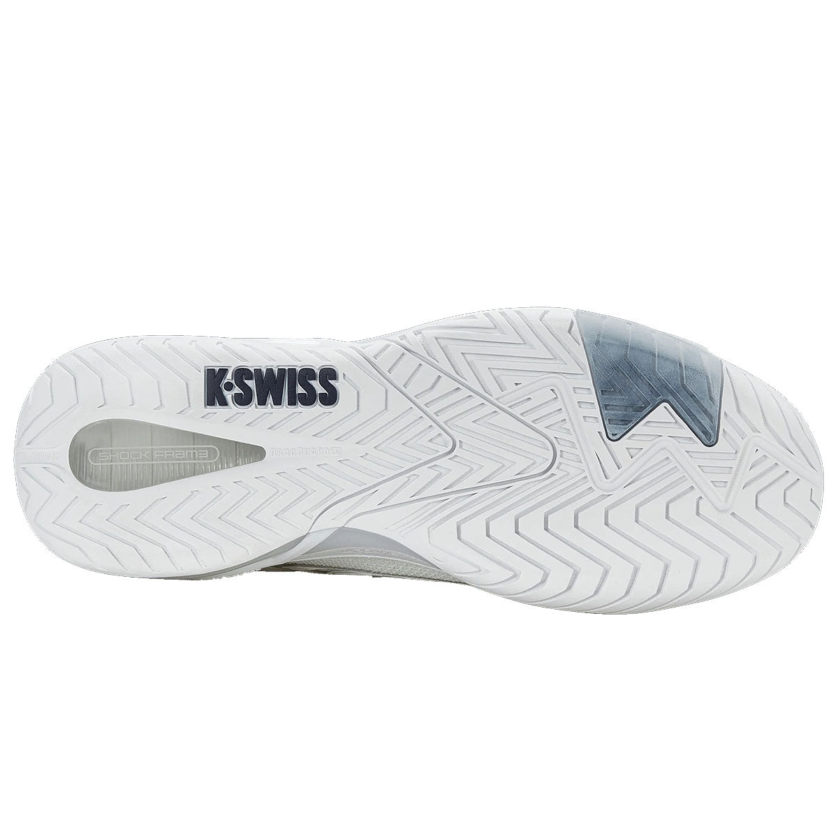 K-Swiss Men’s Ultrashot 4 Pickleball Shoe White Peacoat Sole