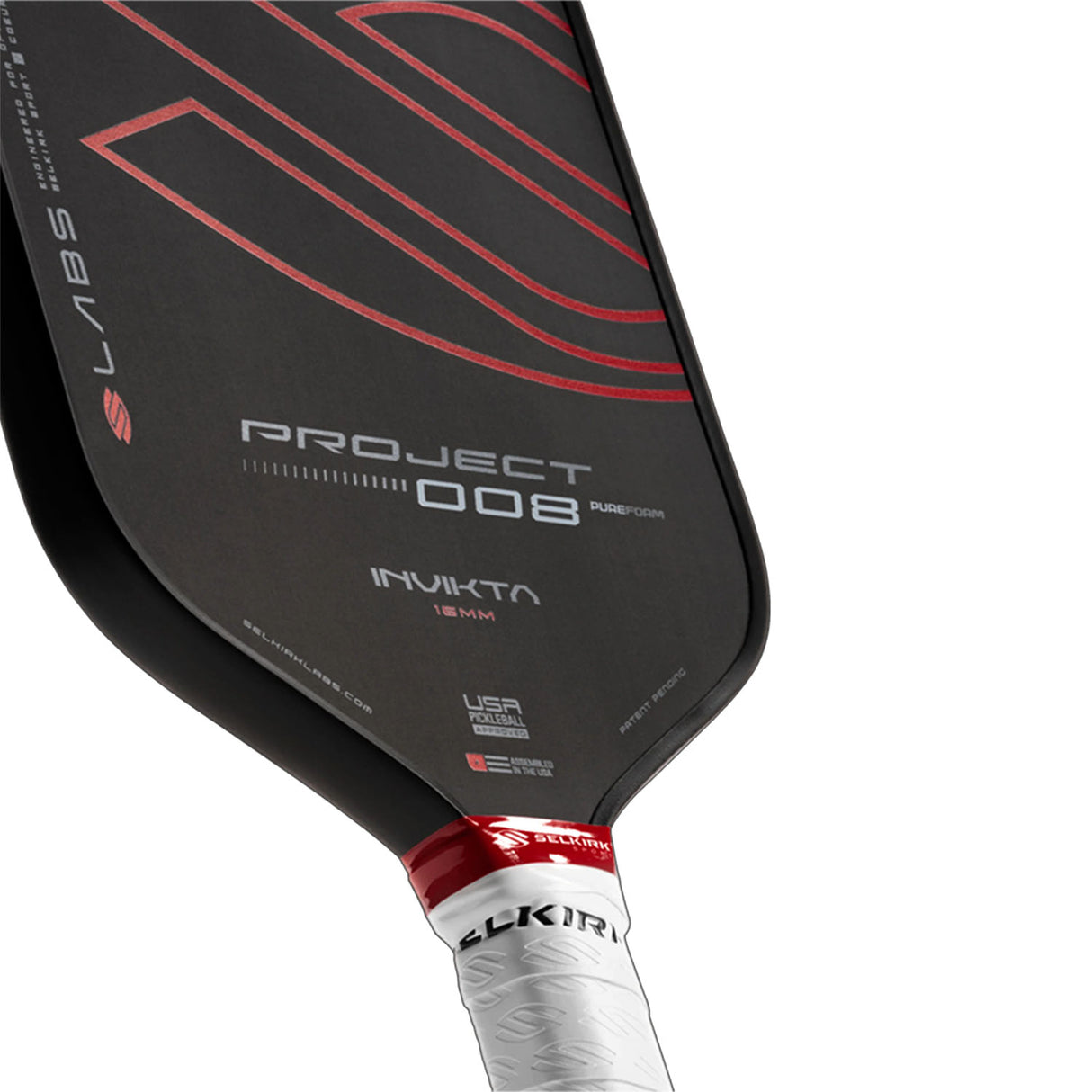 Selkirk LABS Project 008 Invikta 16mm Pickleball Paddle Lower