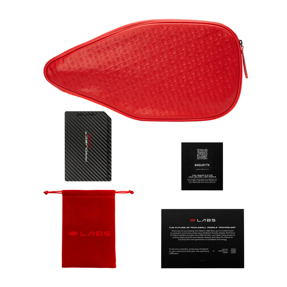 Selkirk LABS Project 008 Invikta 16mm Pickleball Paddle Included with Paddle