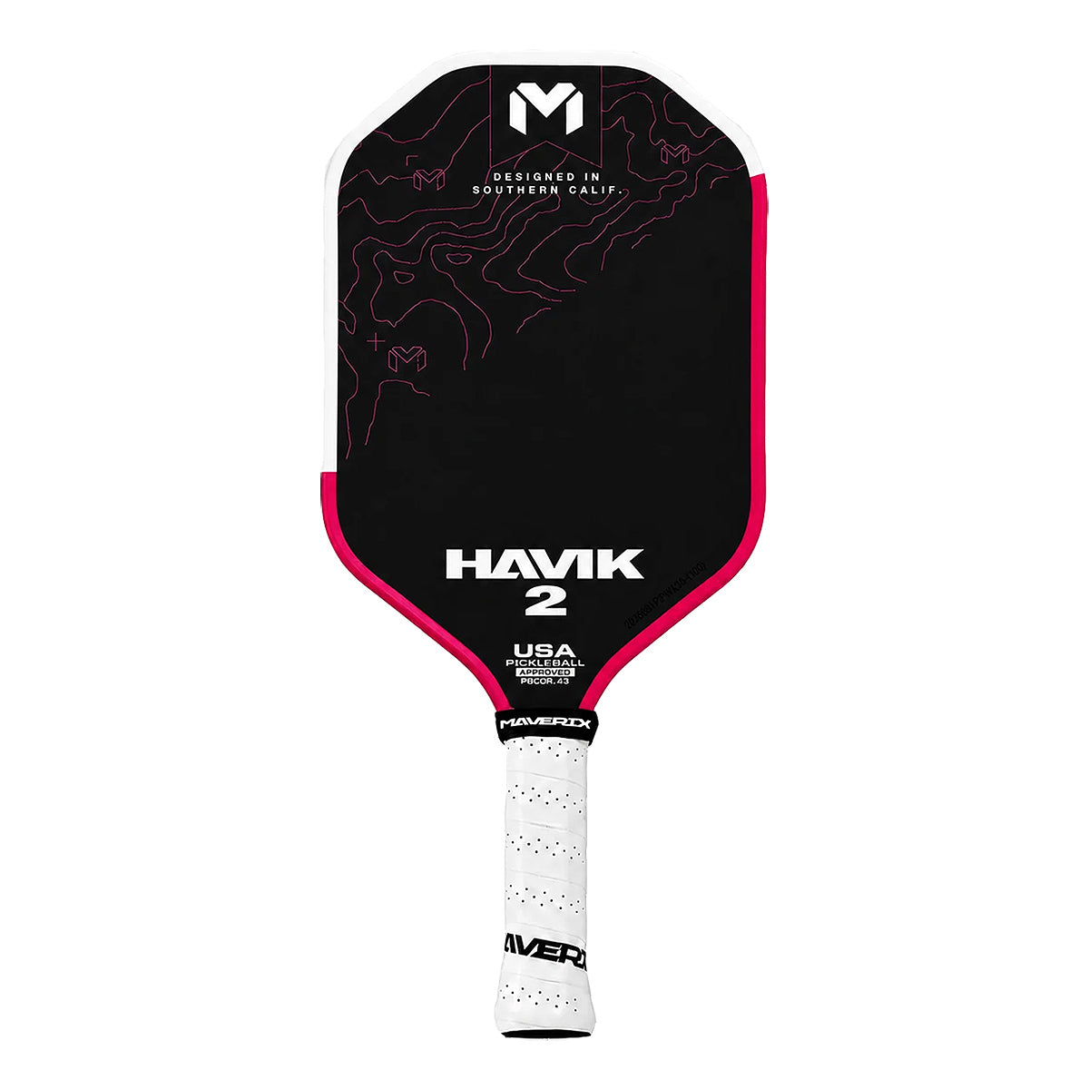 Maverix Havik 2 Elongated 15mm Pickleball Paddle Pink