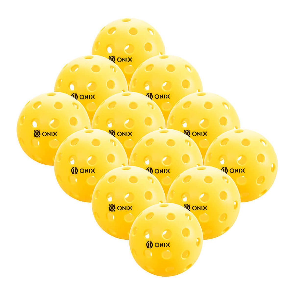 Onix Pure 2 Outdoor Pickleballs 12 Pack